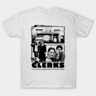 Clerks  / 1990s Fan Design T-Shirt